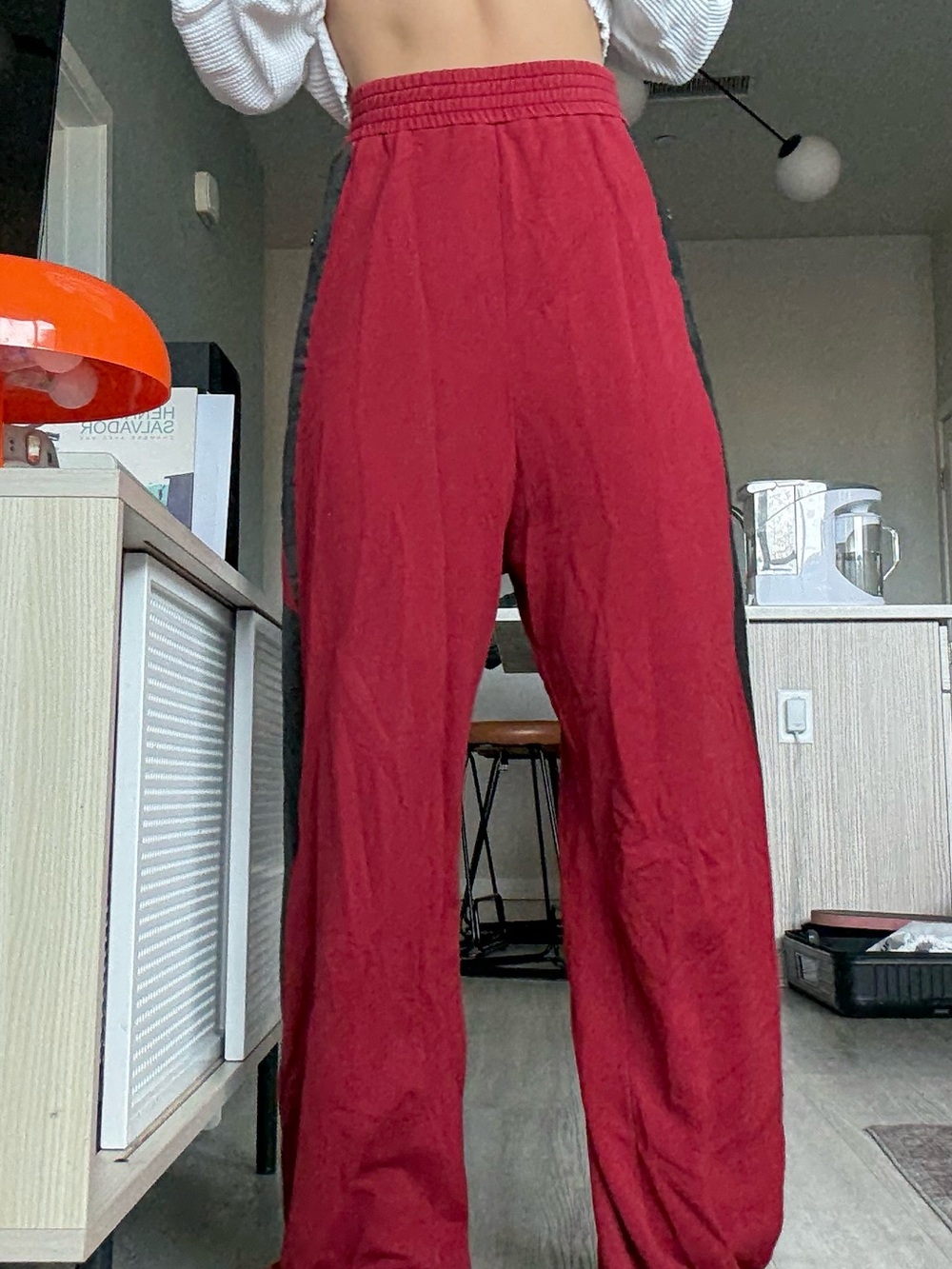 Golden Goose Red and Black Star Track Pants - Picture 4 of 5
